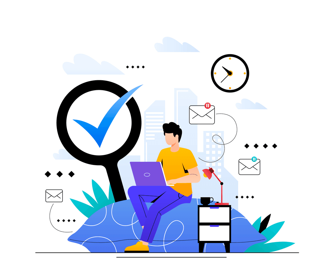 Calendar and clock illustration